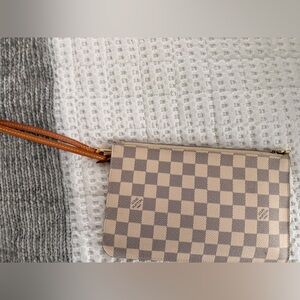 Louis Vuitton Damier Azur wristlet
